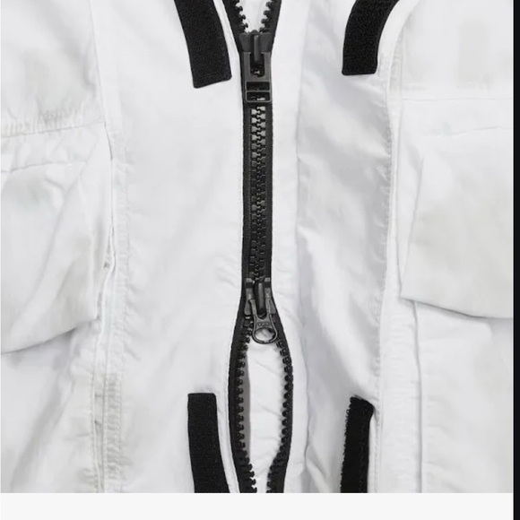 Nike Tech Pack Men's White gray watercolor Hooded sports Jacket windbreaker XL - Picture 14 of 15